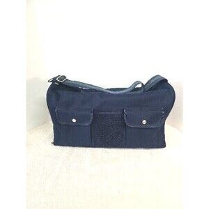 Tommy Hilfiger Classics Tote Carry on Shoulder Strap Gym Bag Navy Blue